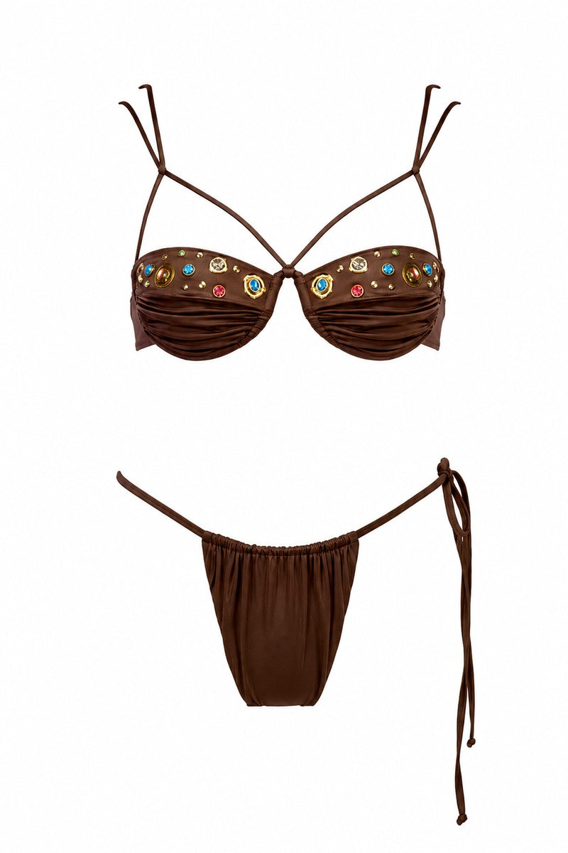 MAMBO BIKINI SET BROWN