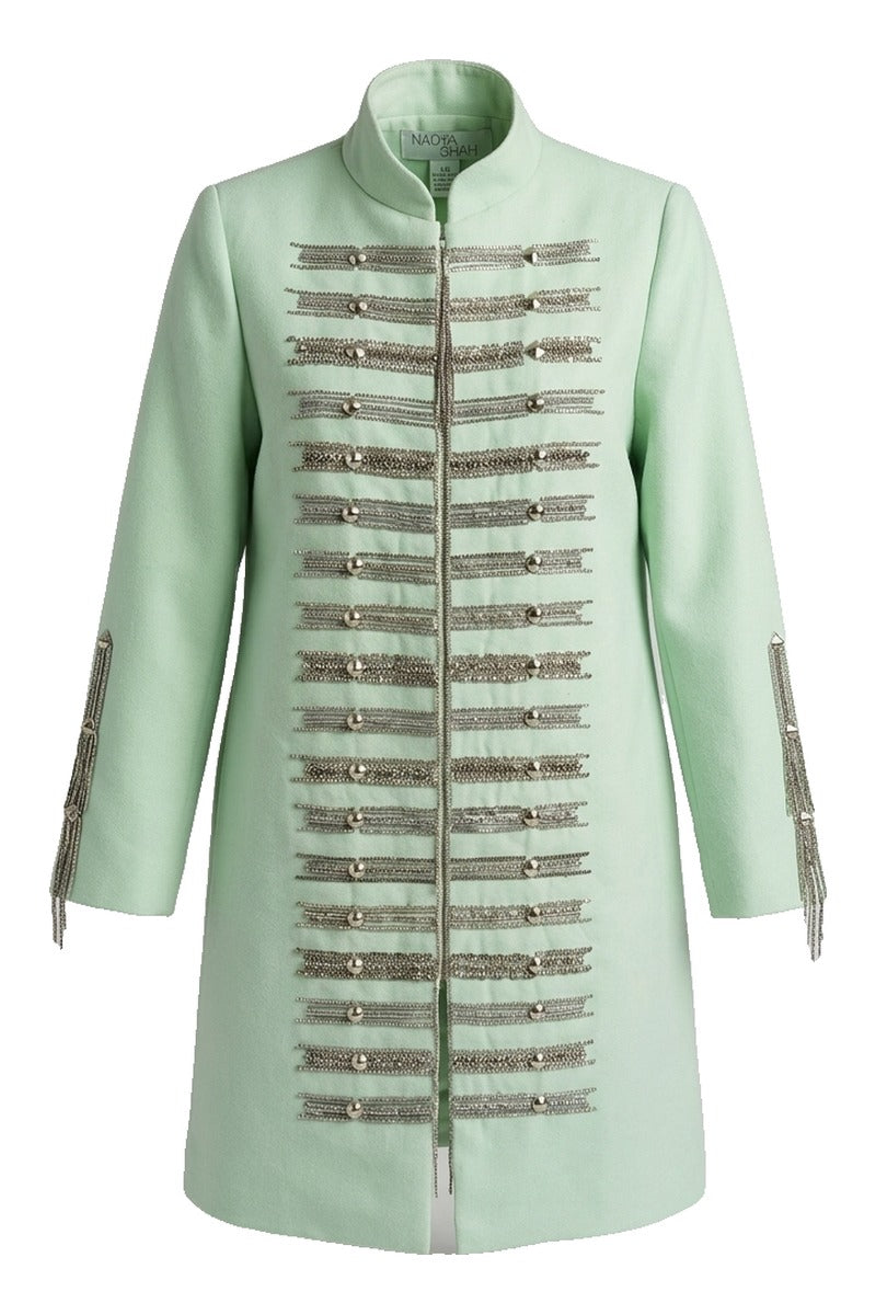 AZURRA MINT COAT IN MINT