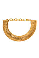 Gold serpent necklace by Silvia Gnecchi featuring a detailed snake design on a delicate chain.