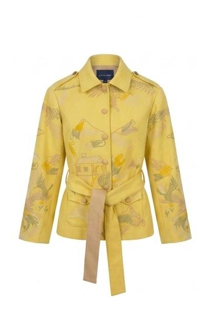ESME CARGO JACKET IN PRIMROSE