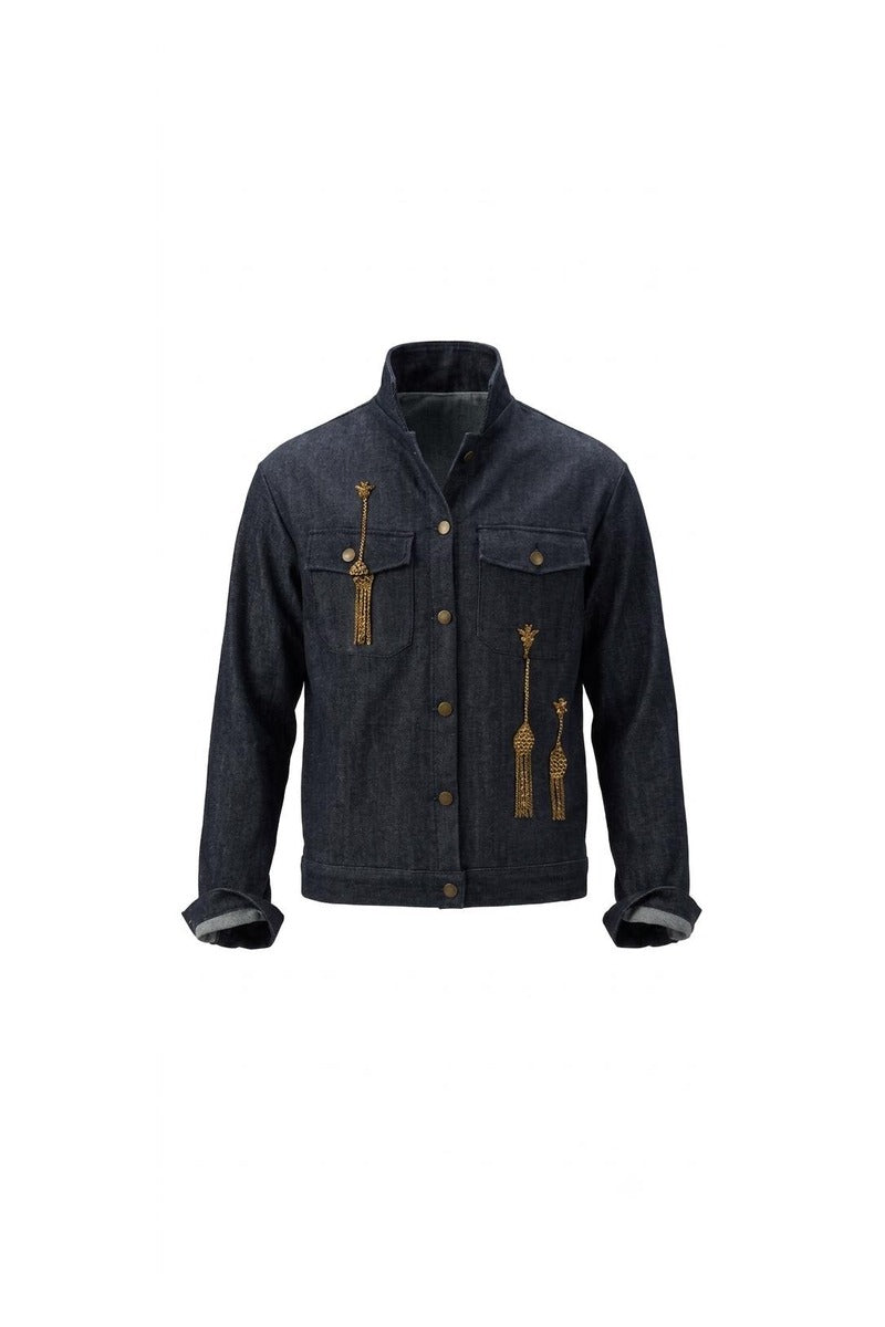 ZAHARA DENIM JACKET IN INDIGO