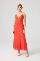 Silky double-layered nightgown by Bocan Couture featuring a flowing design and soft fabric perfect for comfortable sleep.