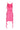 HOT PINK CUT-OUT BACK MIDI DRESS - CULT MIA