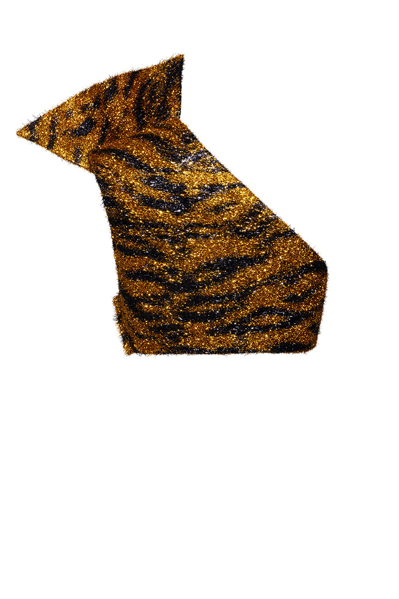 ONE SHOULDER FUZZY TOP IN LEOPARD PRINT - CULT MIA