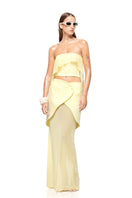 Matters Lola top in butter yellow featuring a soft fabric and stylish design, perfect for casual or chic outfits.