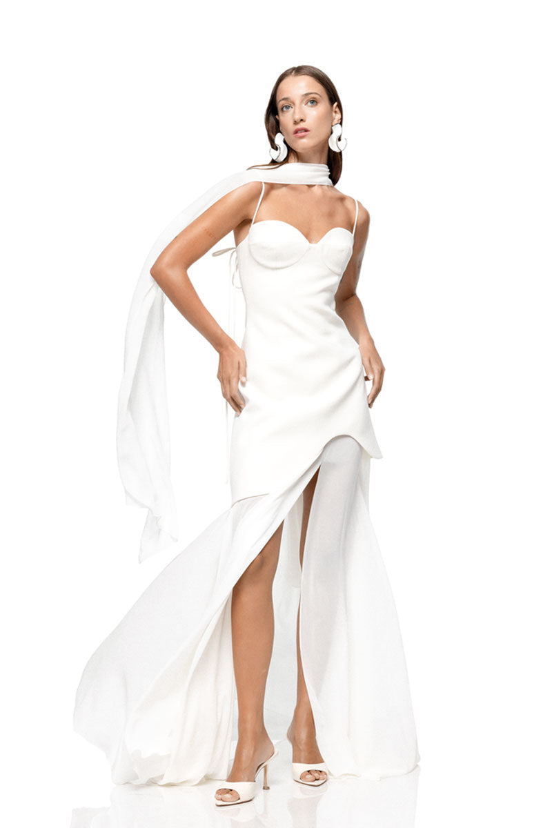 MEA DRESS IN WHITE