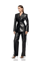 Matters Rogue blazer in black, tailored men's blazer with a sleek fit and stylish lapels, ideal for formal or business wear.