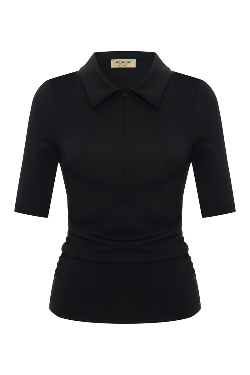 BERRY TOP IN BLACK