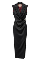 Black Rotten Dress midi dress by Acaria Studio featuring a fitted silhouette and stylish design.