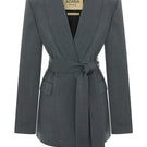 Acaria Studio Wisdom Blazer in tailored black fabric, featuring a structured fit and classic lapel for professional or casual wear.