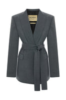 Acaria Studio Wisdom Blazer in tailored black fabric, featuring a structured fit and classic lapel for professional or casual wear.