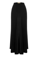 JILL SATIN SKIRT IN BLACK