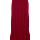 JUPE EN SATIN JILL ROUGE