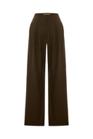 Dark brown Earth Pants from Acaria Studio featuring a relaxed fit and comfortable fabric, ideal for casual or outdoor wear.