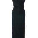 Acaria Studio Anna Midi Dress displayed on a mannequin, featuring a flowing fabric and elegant design for stylish occasions.