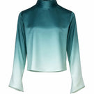 Aquarel Studio blue gradient Muse top, lightweight sleeveless blouse with a flowy fit and stylish design.