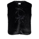 Verheyen Serena black gilet jacket with front pockets, lightweight and stylish for casual wear, shown on a plain background.