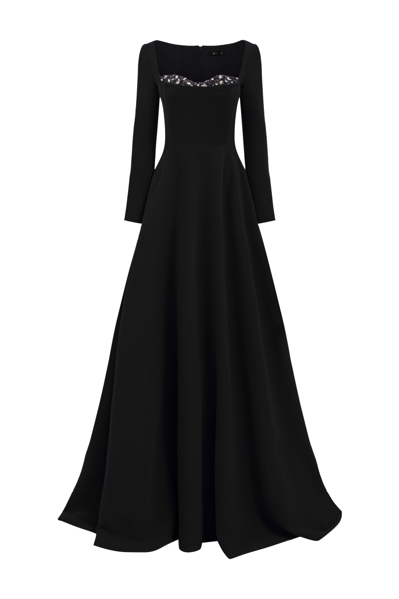 BLANCHE CREPE GOWN - CULT MIA