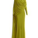 Elegant Agatha gown by Deme By Gabriella, featuring flowing fabric and intricate detailing, perfect for formal occasions.