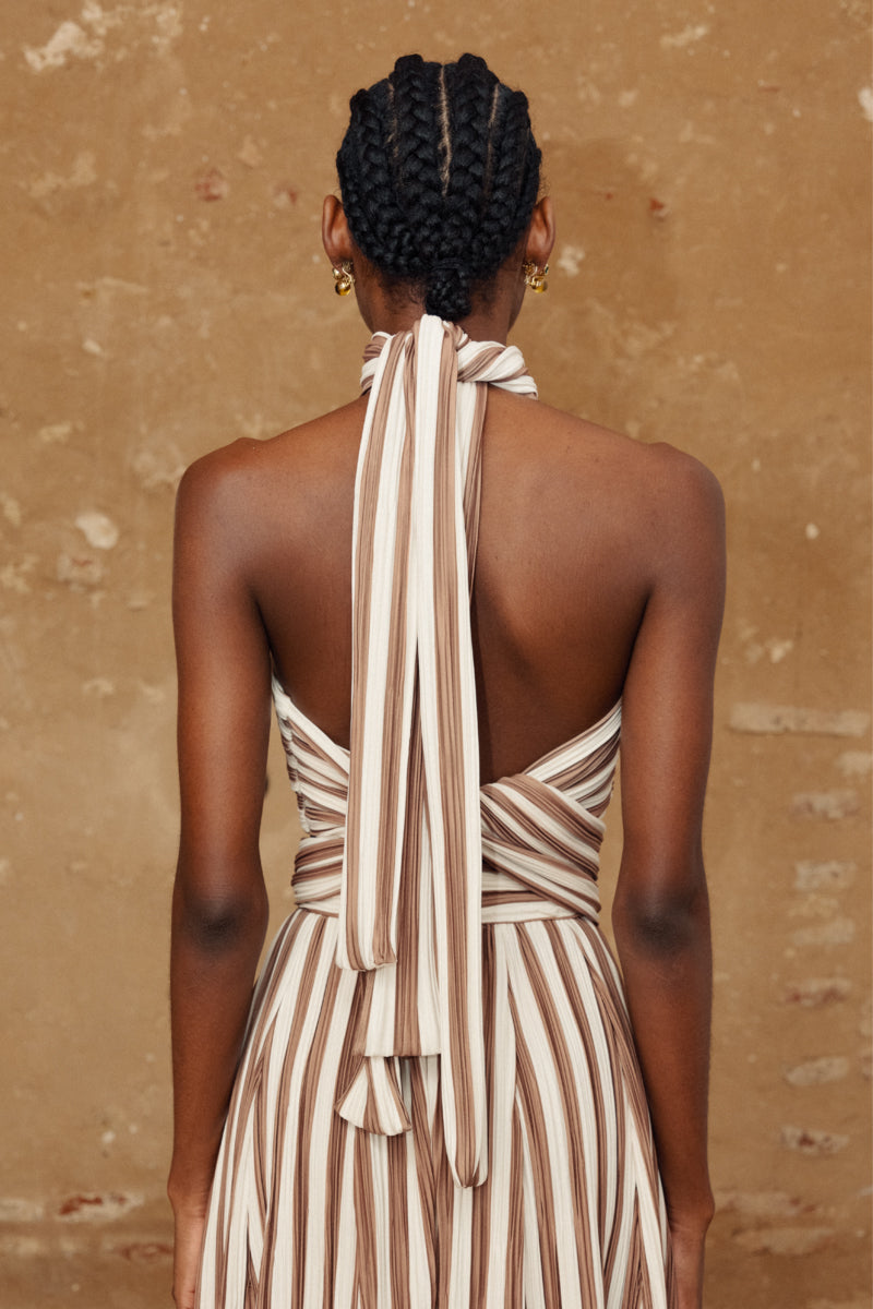 ECO HALTERNECK MAXI DRESS - CULT MIA