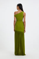 Deme By Gabriella Tiffany maxi dress featuring flowing fabric and elegant design, perfect for summer or formal occasions.
