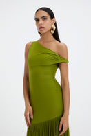 Deme By Gabriella Tiffany maxi dress with flowing fabric and elegant design, perfect for summer or formal occasions.