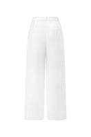 White Jane pants by Arti Apparel, stylish and comfortable women's pants with a clean, modern fit.