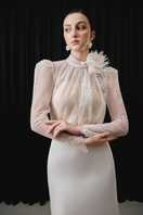 White Plan Loxie Co-ords top and hygien skirt set, featuring a stylish matching white crop top and skirt with clean, modern design.