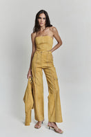 ZUT CIDADE TOP IN MANGO, stylish sleeveless mango-colored top with a relaxed fit, displayed on a white background.