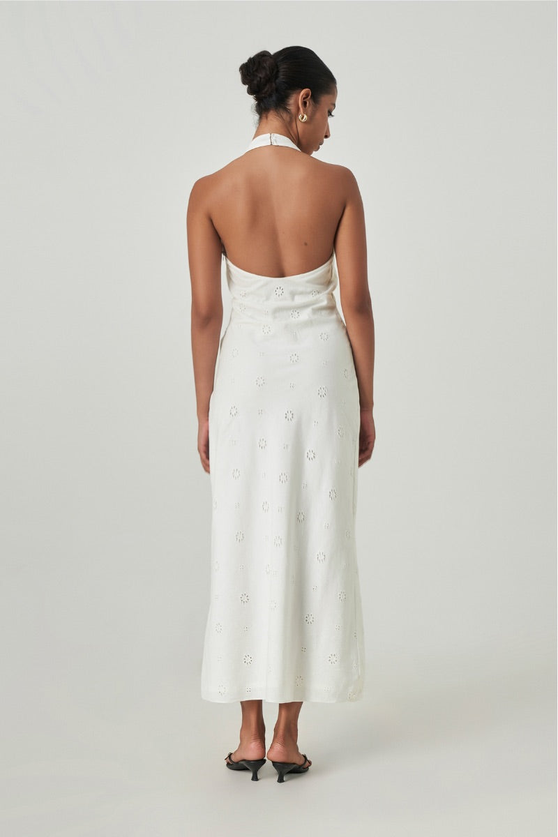 TURIN DRESS IN OFF WHITE - CULT MIA