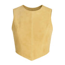 ZUT SAM Mango top featuring a stylish, lightweight design with a round neckline and short sleeves, perfect for casual wear.