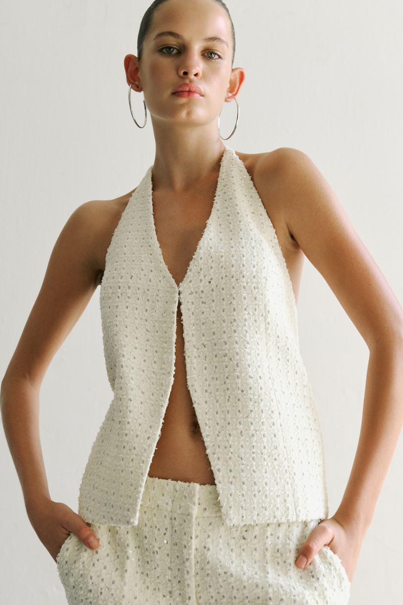 JOIE VEST IN ECRU - CULT MIA