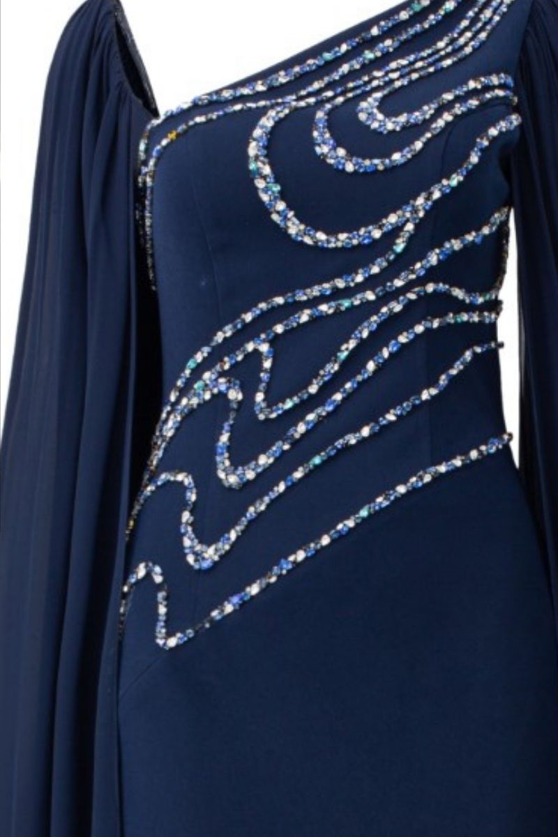 MIRANDA SILK SATIN FISHTAIL GOWN - CULT MIA