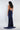 WENDY NAVY BLUE HIGH-NECK GOWN - CULT MIA