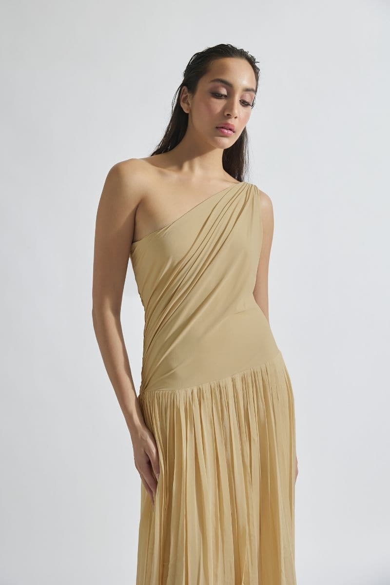 Deme by Gabriella CULT MIA X DEME maxi gown featuring elegant fabric and detailed design, perfect for formal occasions.