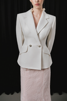 White Plan REBPER Co-ords set featuring a stylish two-piece outfit with a matching top and pants, perfect for casual wear.