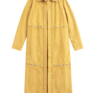 ZUT ANTAR coat in vibrant mango color, stylish women's outerwear with a sleek design and comfortable fit.
