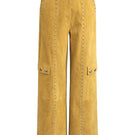 ZUT studded Sam pants in Mango color, featuring a stylish design with metal studs, displayed on a white background.
