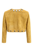 ZUT Darby jacket in Mango color, stylish women's jacket with a modern fit, shown in a close-up front view.