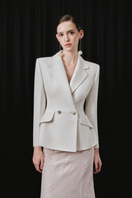 White Plan REBPER co-ords set featuring a stylish matching top and pants with a modern, casual design.