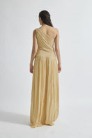 Deme By Gabriella CULT MIA X DEME maxi gown, elegant long dress with flowing fabric and intricate detailing, perfect for formal occasions.
