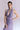 VILLA D'ESTE PURPLE V-NECK GOWN - CULT MIA