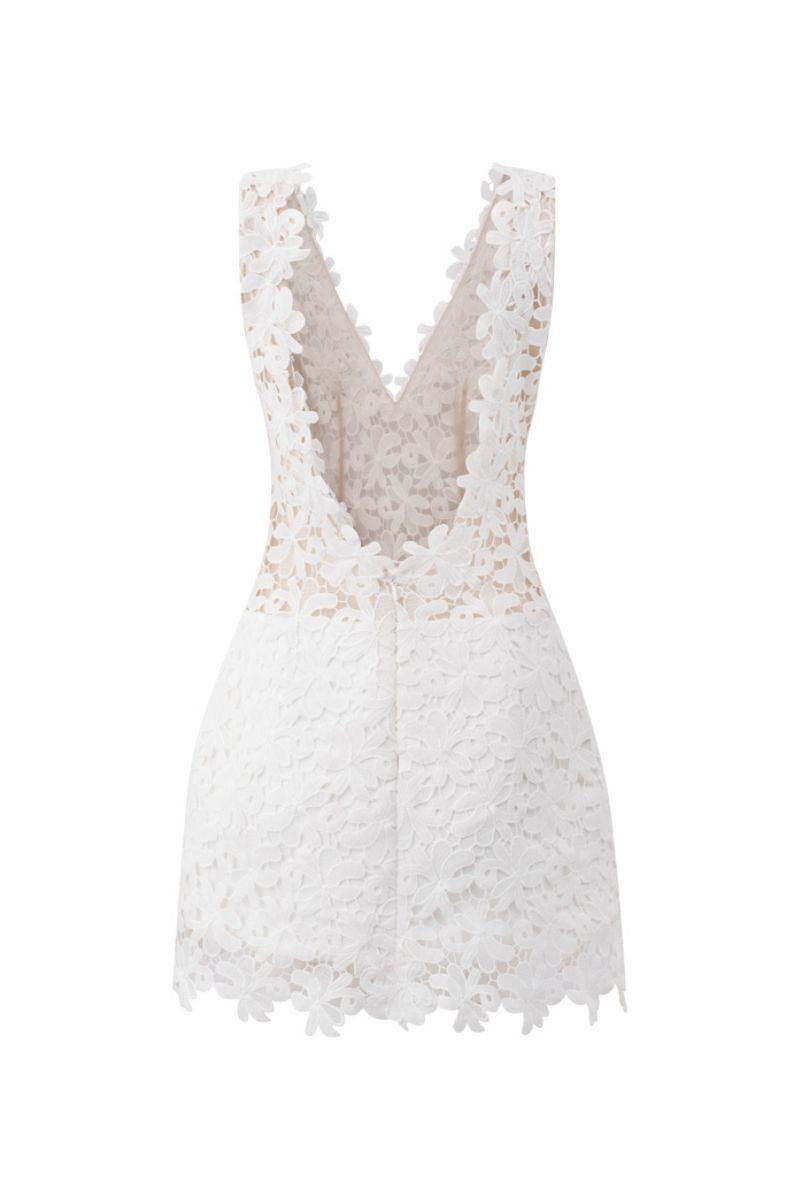MARIE FLORAL LACE DRESS - CULT MIA