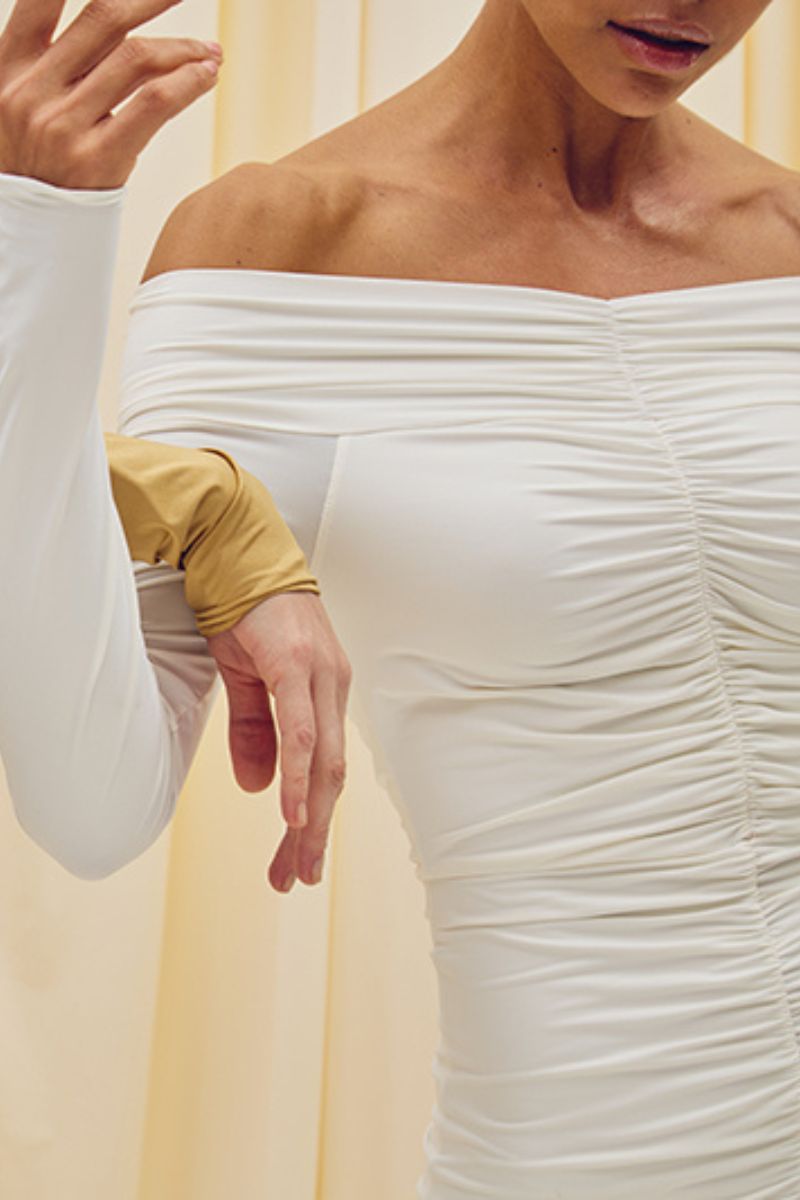 TREASURE DRESS IN OFF WHITE - CULT MIA
