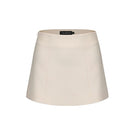 Nana Jacqueline Selena white mini skirt with fitted waist and clean design, perfect for casual or chic outfits.