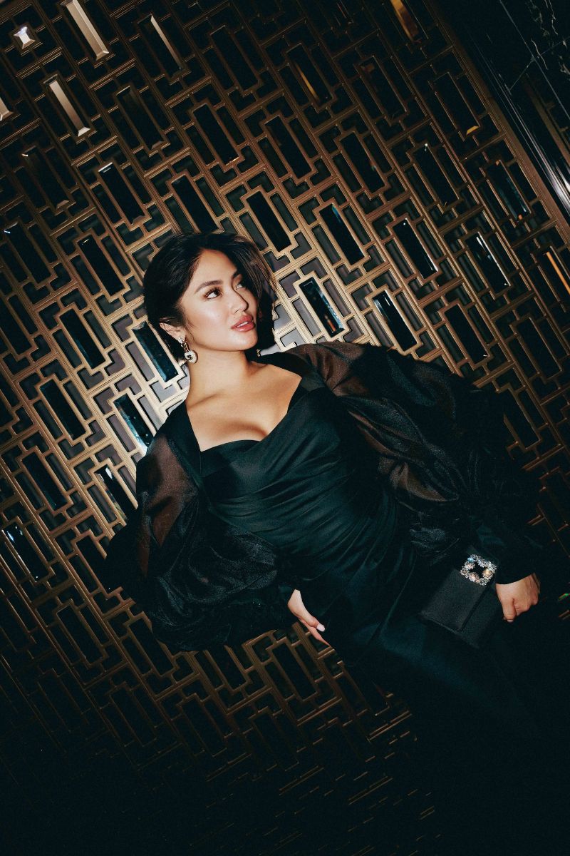ELZARA BLACK LONG SLEEVED DRESS - CULT MIA