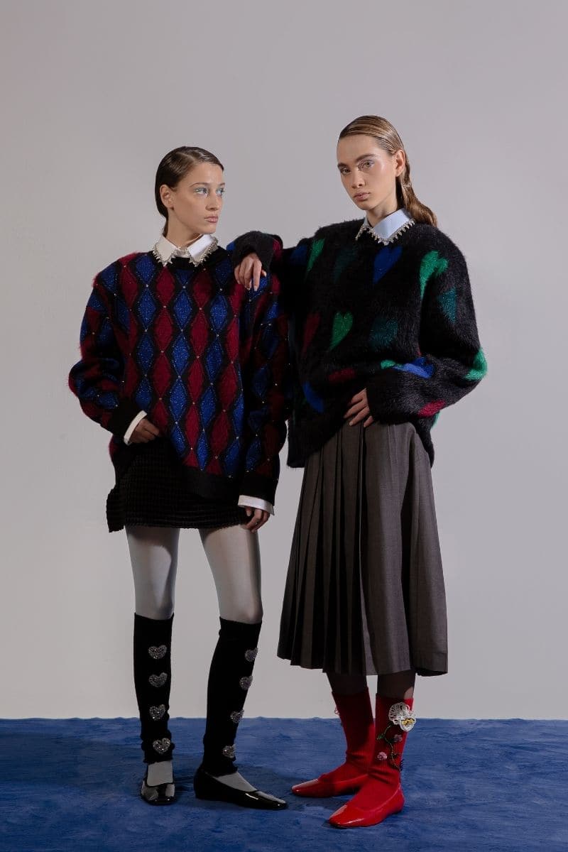 VALENTINES MULTICOLOR HEART SWEATER - CULT MIA