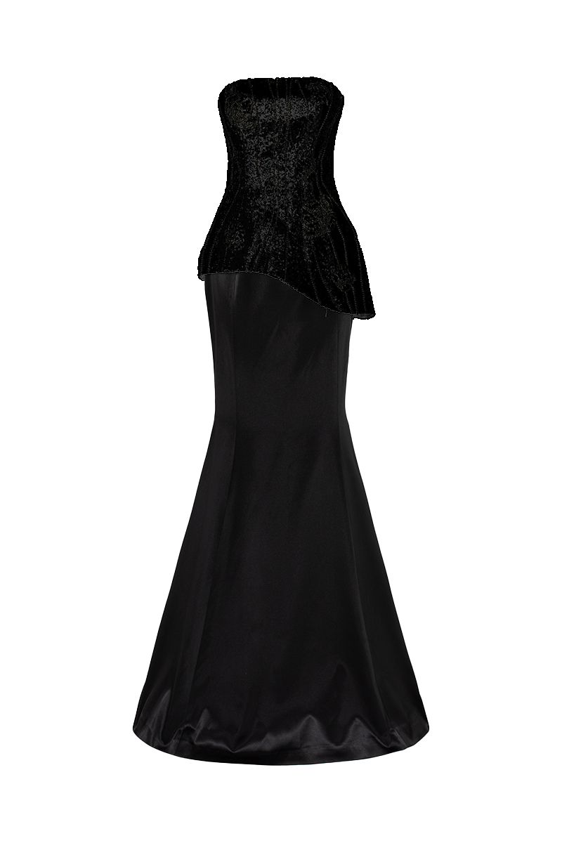 SHIMMER TAFFETA TOP AND SKIRT SET - CULT MIA