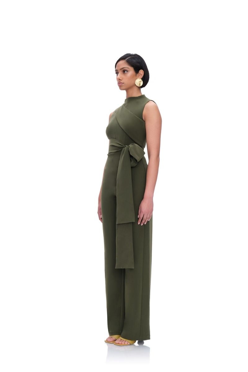 EDAR JUMPSUIT IN OLIVE - CULT MIA