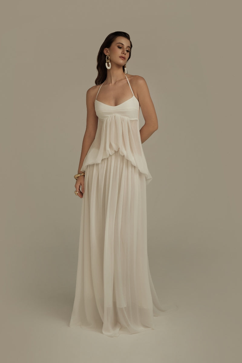 HALCYON DRESS IN WHITE | CULT MIA | POEM HALCYON DRESS IN WHITE | CULT MIA | POEM